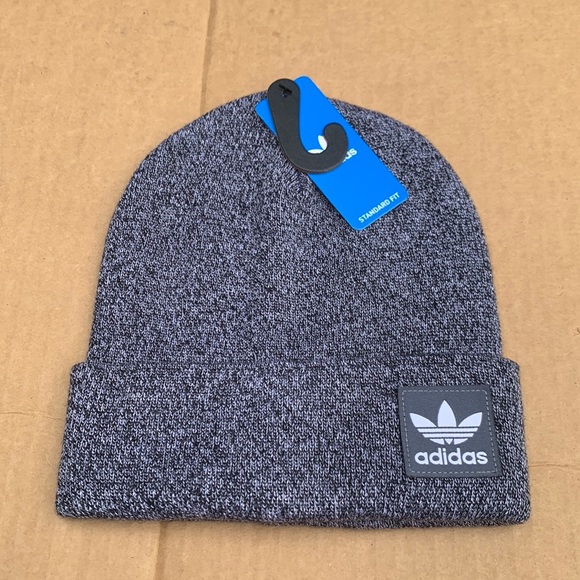 Adidas Beanie Gray Originals Grove One Size - Picture 2 of 7